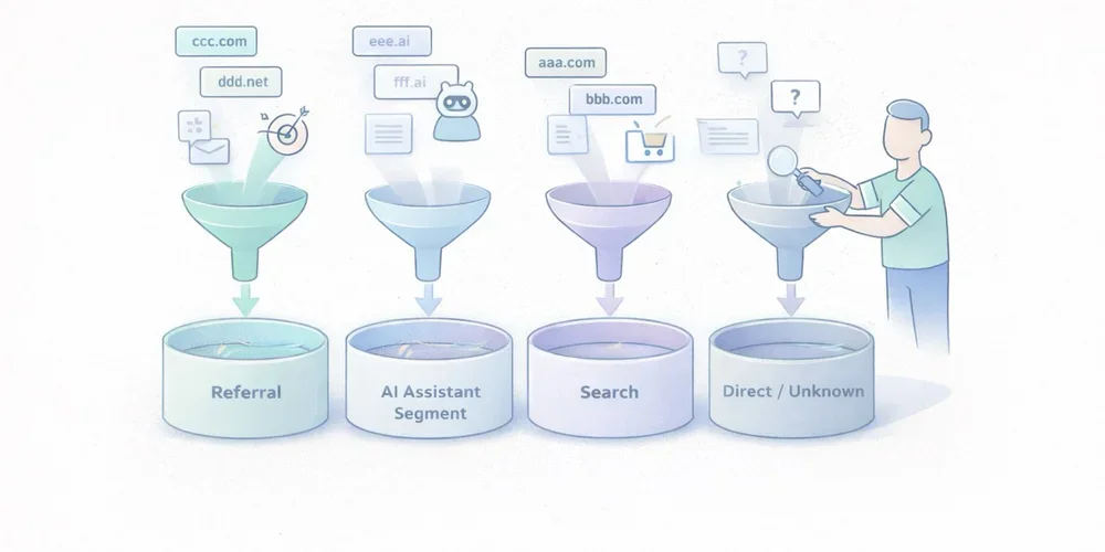 AI assistant traffic is not just direct traffic: how to measure ChatGPT, Perplexity, and Claude without fooling yourself